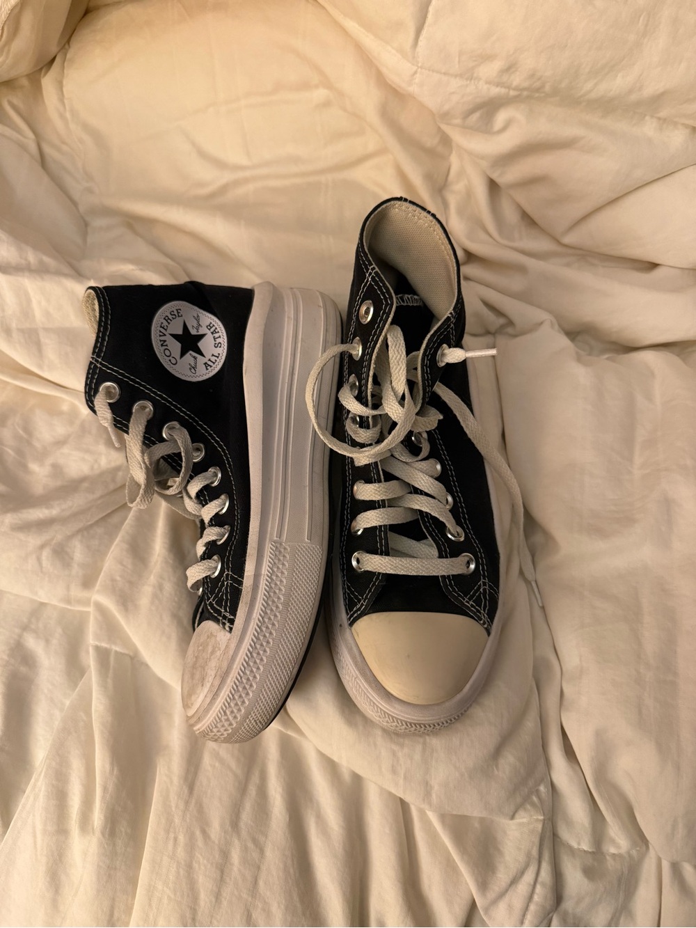 Converse High Top Sneakers - Black & White